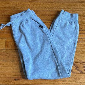 Lee ❤️ Unisex Kid's Blue Drawstring Cotton Blend Jogger Size Small (PRE-LOVED)